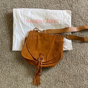 Brand new See by Chloe leather fringe purse